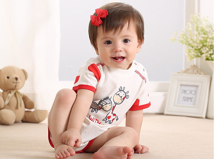 Baby Short-Sleeved Fart Clothes -  Adorable Beginnings