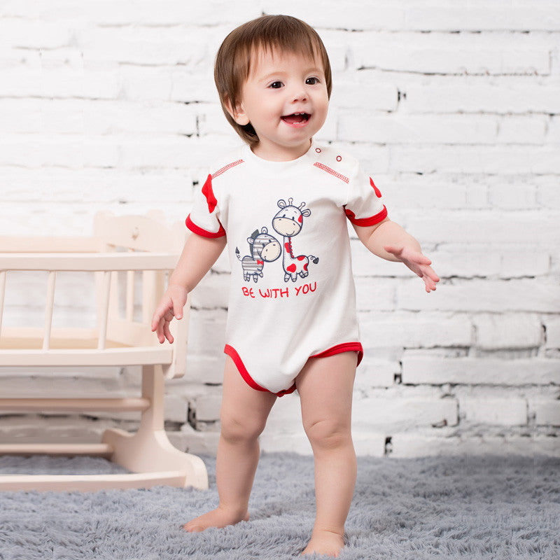 Baby Short-Sleeved Fart Clothes -  Adorable Beginnings