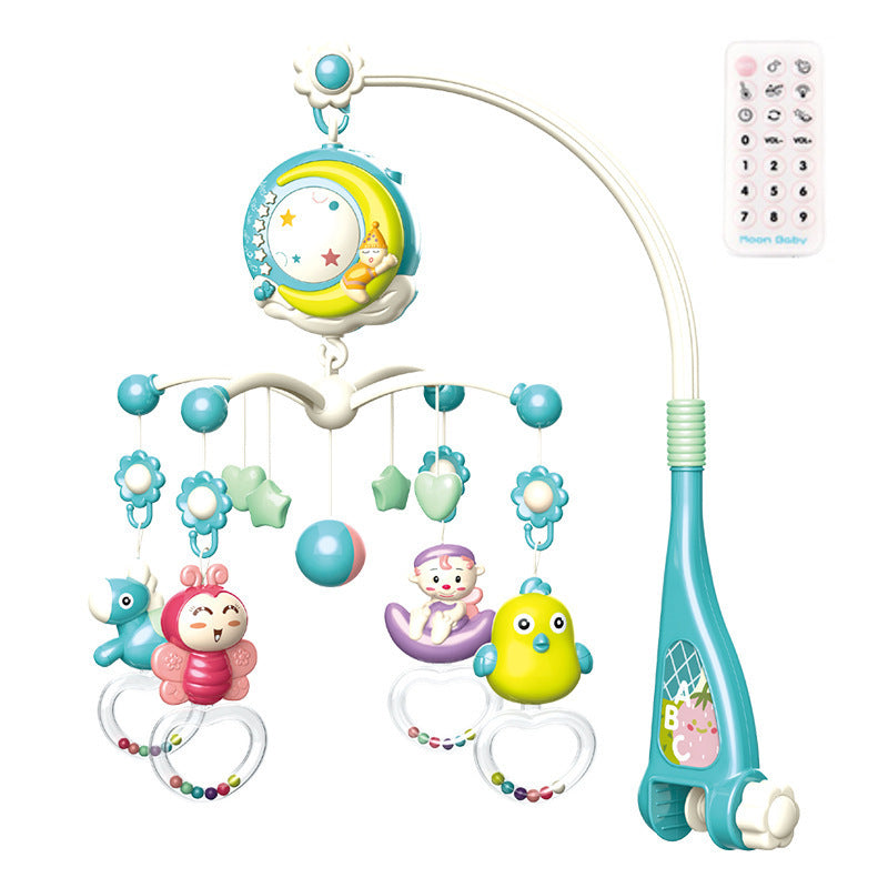 Enchanting Baby Rattles & Rotating Crib Musical Projection -  Adorable Beginnings