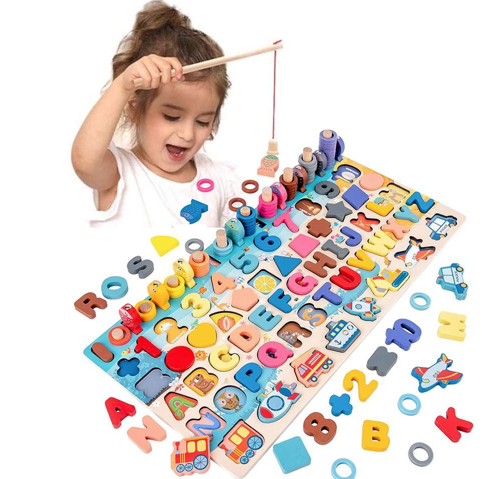 Montessori Wooden Educational Toys for Kids -  Adorable Beginnings