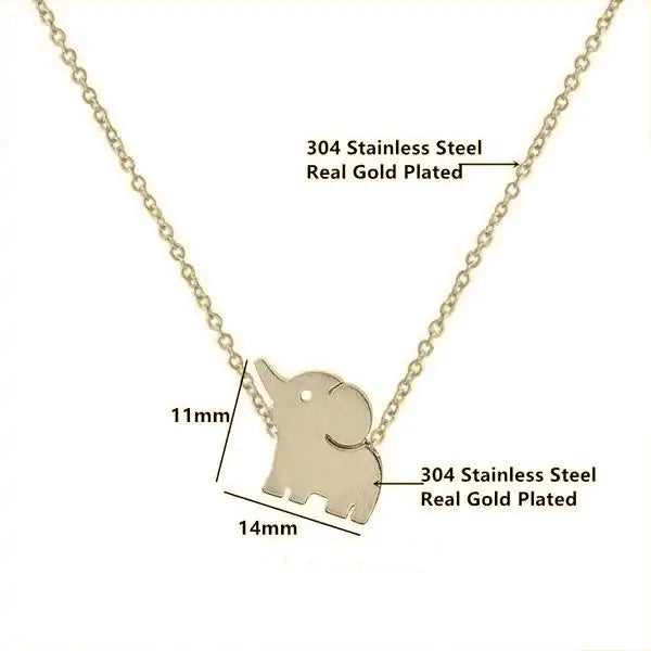 Baby Elephant Necklace