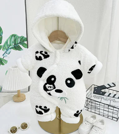 Baby Panda Hooded Jumpsuit